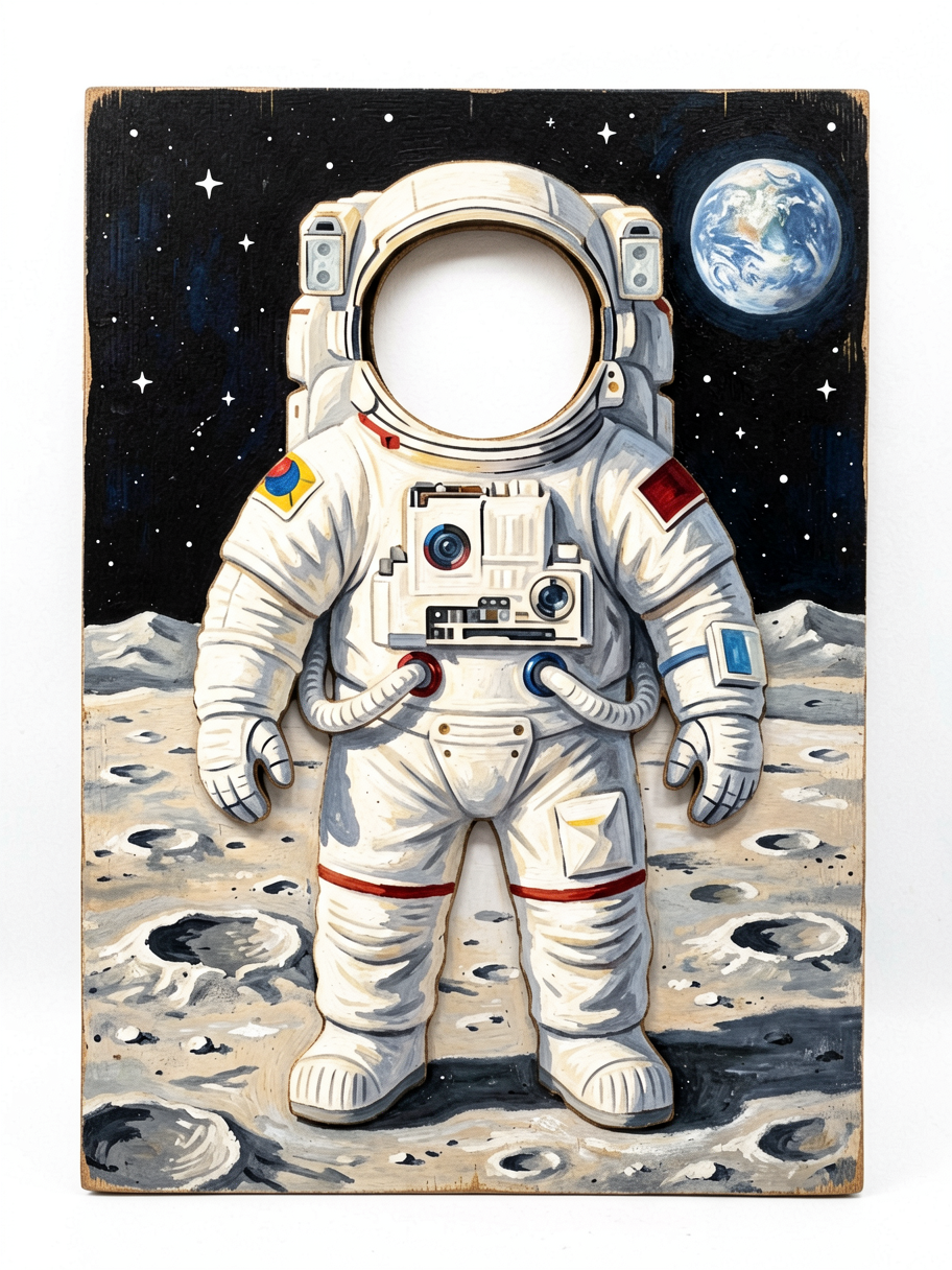 Generator example for face-in-hole-generator — template astronaut